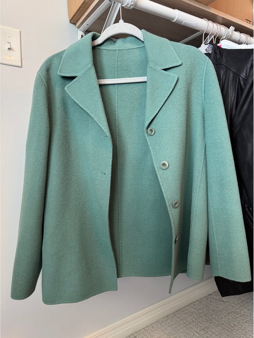 100% Wool Blazer - No Label